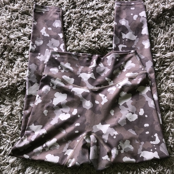 Balance Athletica leggings Camo spots brown tan pants high waisted size … - Picture 5 of 6